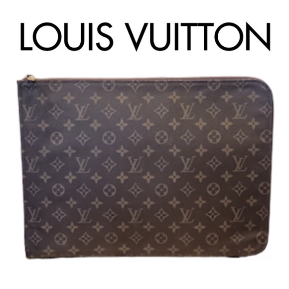 Louis Vuitton Monogram Vintage Laptop Document Case - EUC - Picture 1 of 16